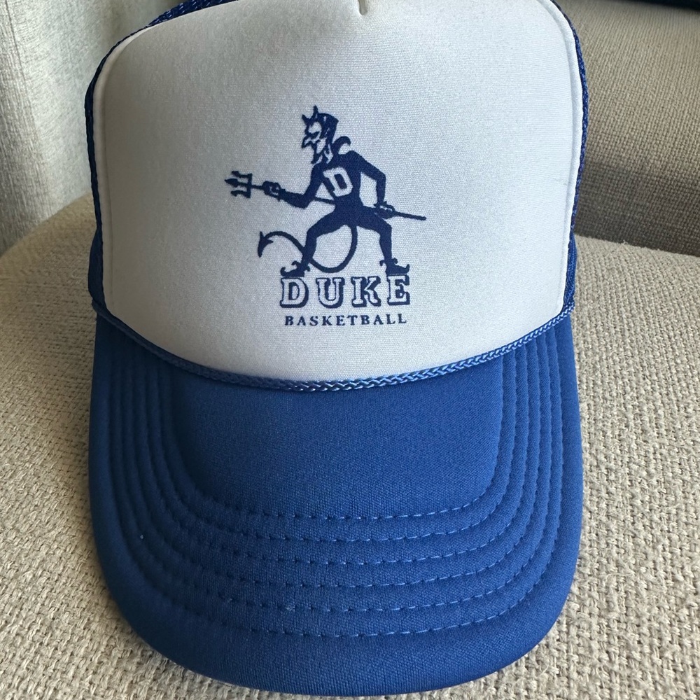Duke Basketball Blue and White Trucker Hat